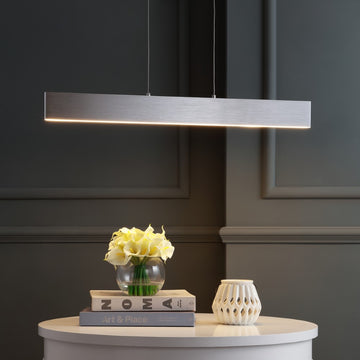 Draper Dimmable Adjustable Integrated LED Metal Linear Pendant - JONATHAN Y
